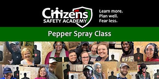 Pepper Spray & Personal Safety Class (Mississippi) | Boren Training Solutions