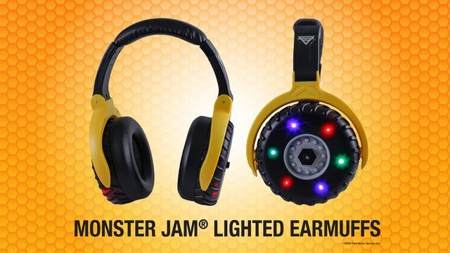 Monster Jam - Sound Activated Lighted Ear Muffs 2024 (Anaheim) | Angel Stadium of Anaheim