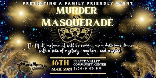 Platte Valley Murder Mystery Dinner | Platte Valley Community Center