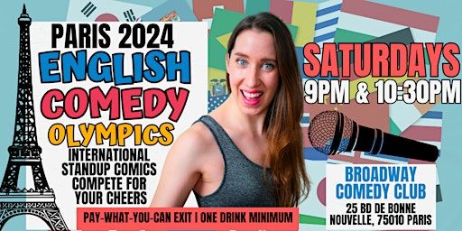English Comedy Olympics - Paris 2024 | Broadway Comédie Café/Comedy Club