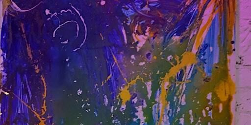 Monday with Miss Lucy - Create Big & Bold Abstract on Canvas. | Miss Lucy Izakaya - Shop 3/26 Clarence Street Port Macquarie.