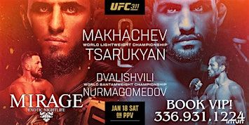 UFC 311 Makhachev vs. Tsarukyan! @ Mirage, Saturday January 18th! | Mirage Exotic Nightlife