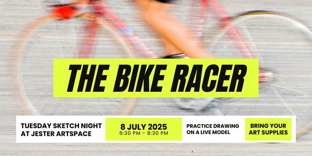 Tuesday Sketch Night: The Bike Racer | Jester Artspace