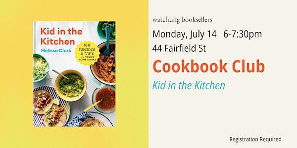 Cookbook Club | Watchung Booksellers/The Kids' Room