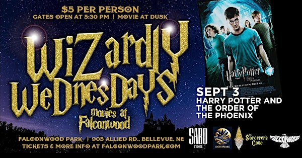 Movies at Falconwood - Harry Potter & The Order of The Phoenix | Falconwood Park and Hullabaloo Music Group (formerly Sokol Park)