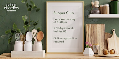 Supper Club (In-Person Program) | 2711 Agricola St