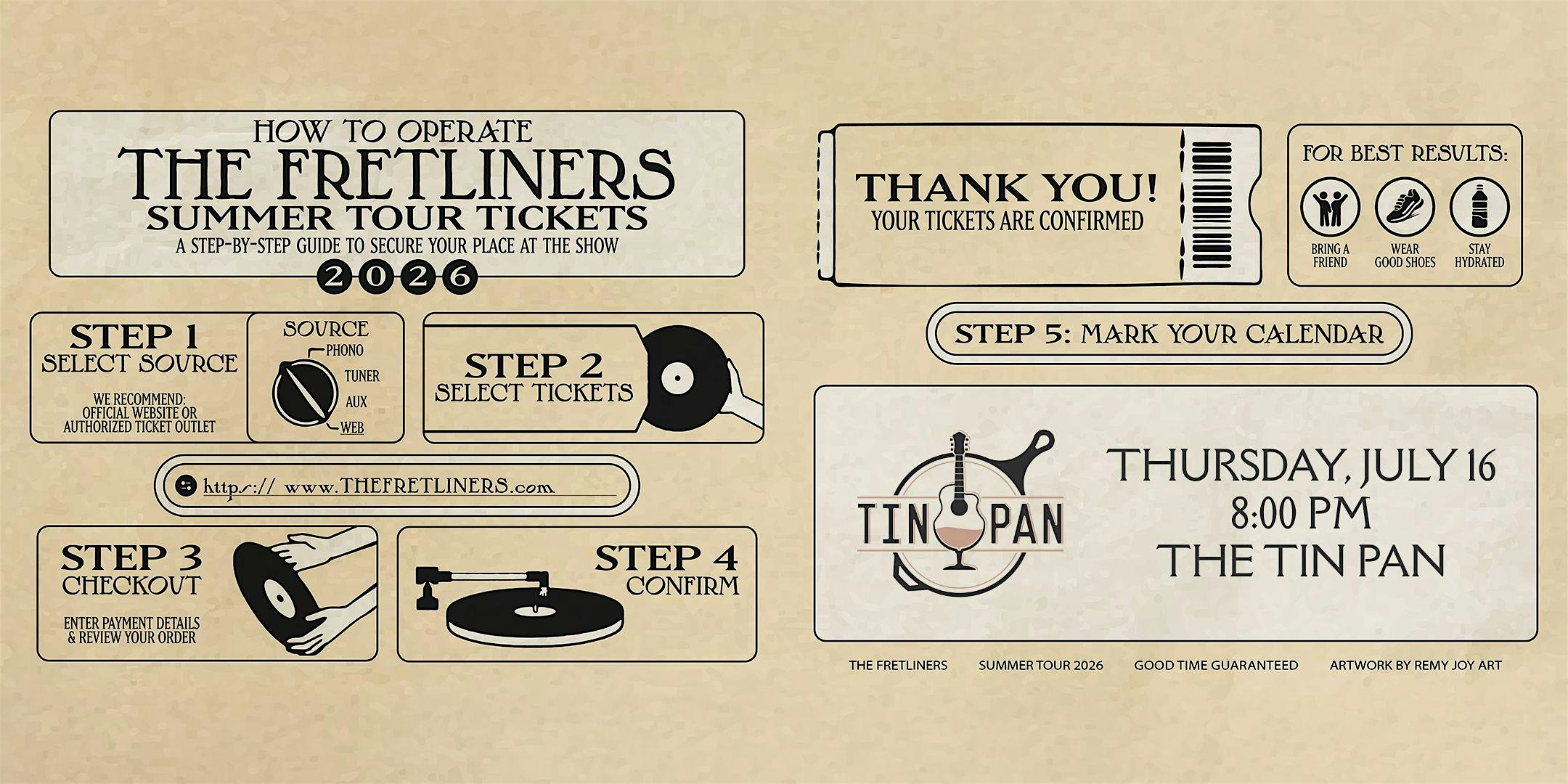 The Fretliners | The Tin Pan