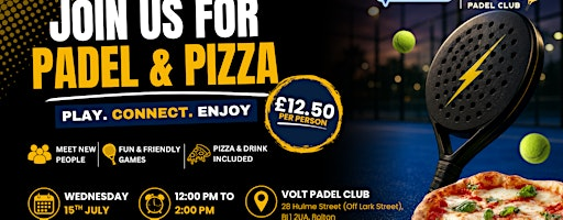 Padel & Pizza | 28 Hulme St