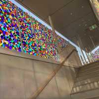 カラフルな展示の京都市京セラ美術館