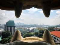 新加坡聖淘沙景點-魚尾獅塔