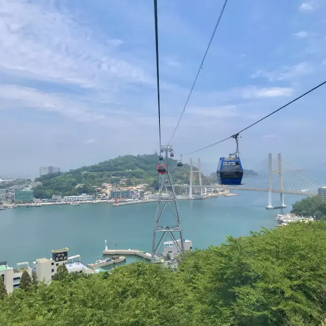 여수 전경을 볼 수 있는 여수해상케이블카