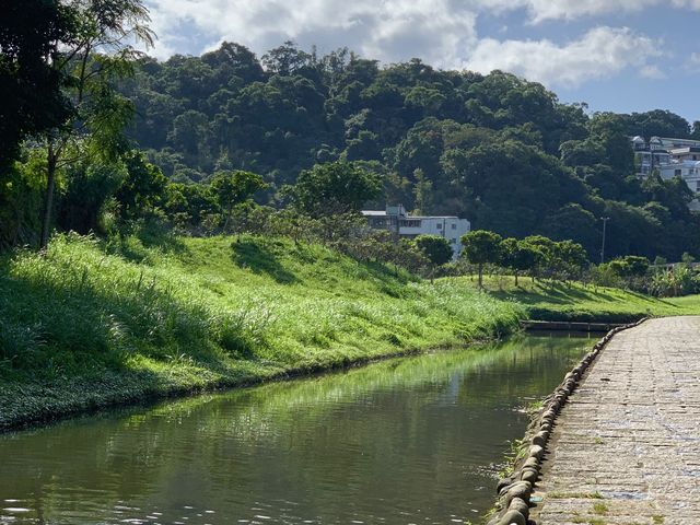 內湖晨跑去～沿著東湖樂活公園、內溝溪、白馬山莊回返