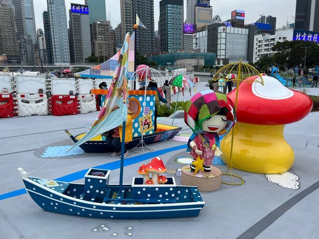 灣仔海濱公園 藝術結合美麗海景 灣仔海濱公園 藝術結合美麗海景