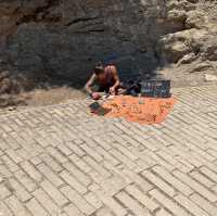 Park Guell ไม่ได้จองมา ไม่ได้เข้าด้านในนะ