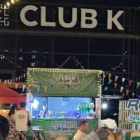 Night market with a plane @ Pattaya 
