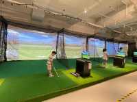 特色親子餐廳！有自動高爾夫球練習場和playroom~