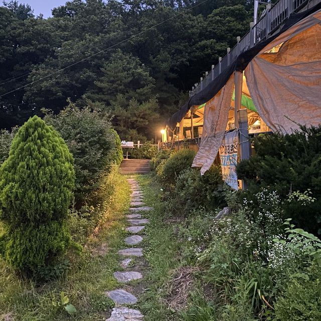 고기를 구워먹을 수 있는 바베큐장~~