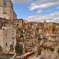 amazing troglodyte settlement in Italy 