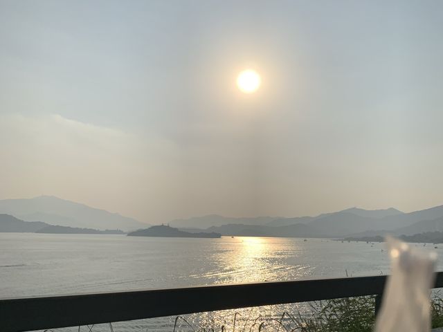 大美督水壩！！！踩單車影相一流💕