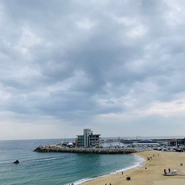 힐링장소로도 즐길 수 있는 갬성 해변, 안목해수욕장♥ 