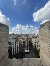 The gates to Valencia’s old city 