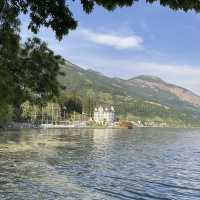 Weggis - lake and mountain