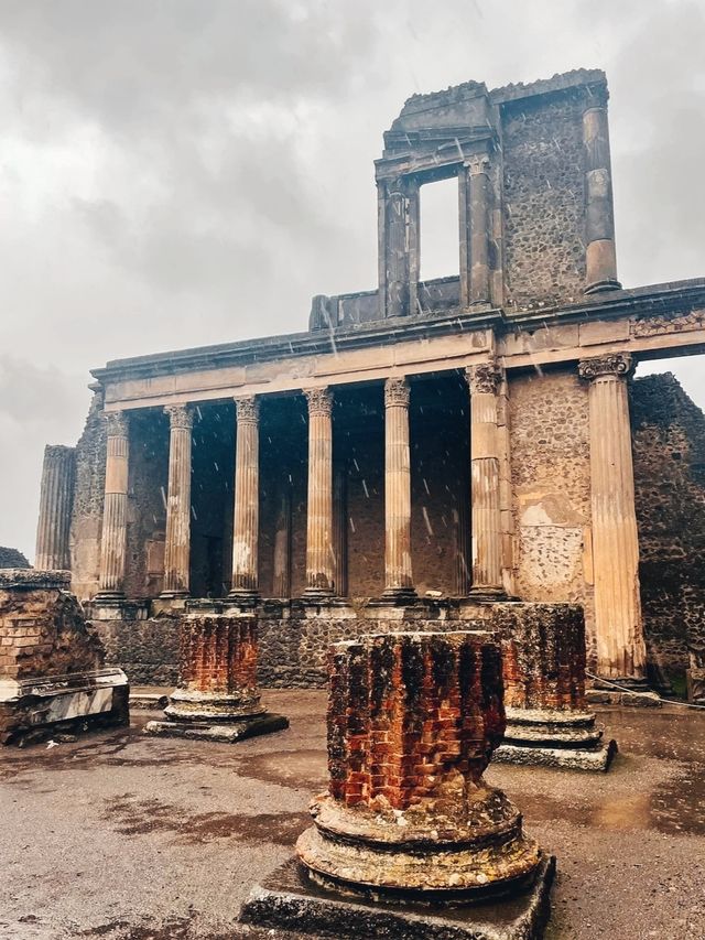 Italy's Pompeii, located at the foot of Mount Vesuvius in Naples.