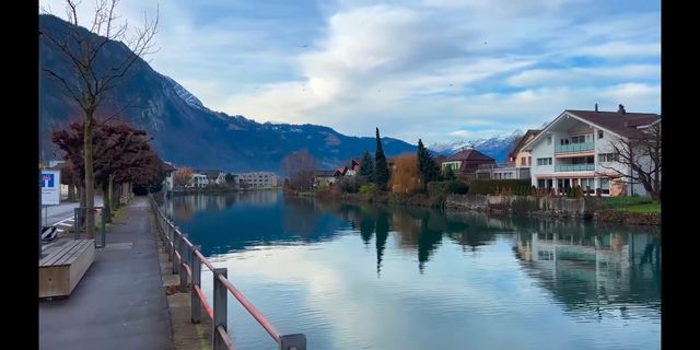 Interlaken town scenery