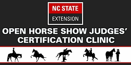 2023 NCSU Open Horse Show Judges Certification Clinic | NCSU Riddick Hall 301