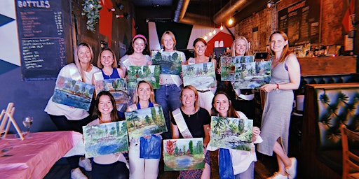 Boozy Brushes, Famous Faces Sip and Paint Party! Edinburgh | Little White Pig