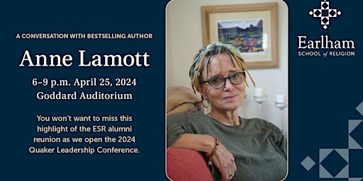 A Conversation with Anne Lamott | Earlham College - Goddard Auditorium