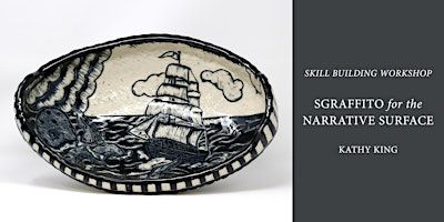 Skill Building Workshop: Sgraffito for the Narrative Surface w/Kathy King | AMOCA Ceramics Studio