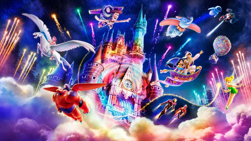 【東京迪士尼樂園】全新的夜間娛樂表演「Reach for the Stars」 | 東京迪士尼樂園