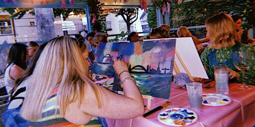 Boozy Brushes, Drag Skyline Sip and Paint Party! Newcastle | Prohibition Cabaret Bar