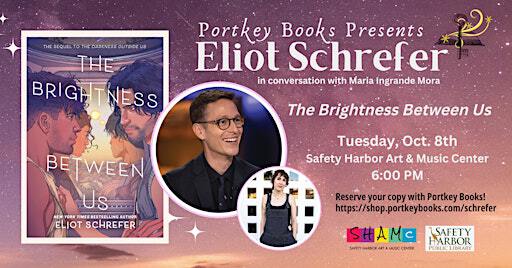 NYT Bestselling Author Eliot Schrefer, The Brightness Between Us | Safety Harbor Art And Music Center