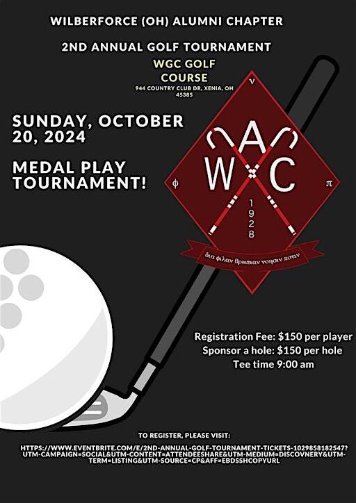 2nd Annual Golf Tournament | WGC Golf Course
