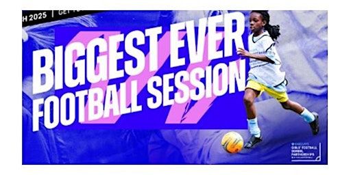 #LetGirlsPlay Biggest Ever Football Session (Secondary Girl's Session) | Bidston Sports and Activity Centre