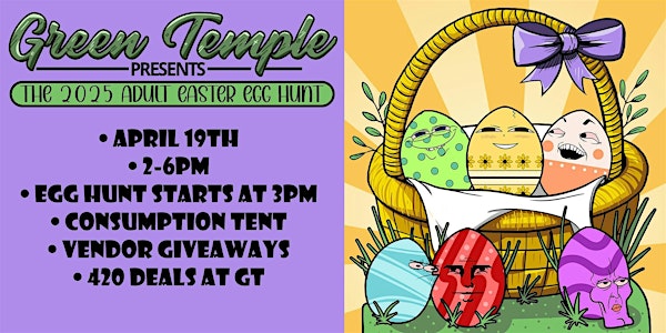 Green Temple's: Adult Easter Egg Hunt | 904 Cherry Ln