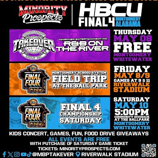 Minority Prospects HBCU Final 4 | Montgomery Riverwalk Stadium