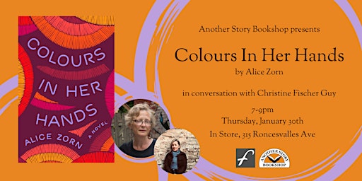 COLOURS IN HER HANDS -Alice Zorn, with Christine Fischer Guy | Another Story Bookshop