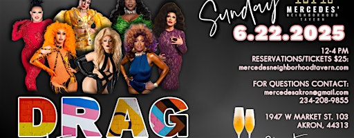 Drag Me to Brunch! A Drag Brunch at Mercedes' Tavern | Mercedes Neighborhood Tavern