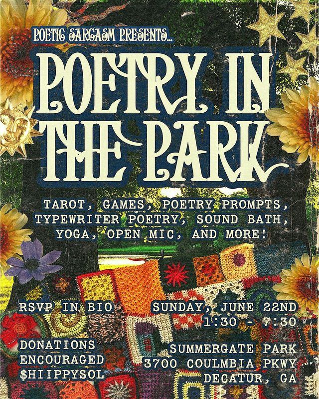Poetry In The Park | 3700 Columbia Pkwy