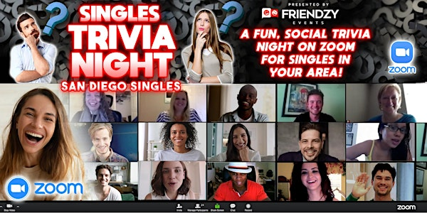 San Diego Singles Online Trivia Night - A Fun Speed Dating Alternative | San Diego