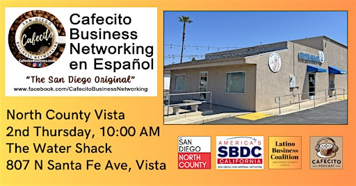 Cafecito En Espanol North County Vista  2nd Thursday | swami's cafe Vista