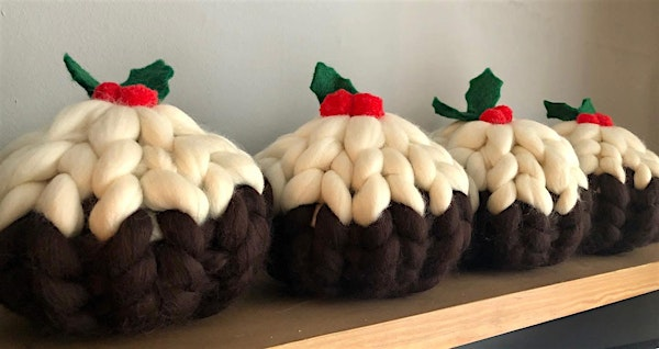 Chunky Knitted Christmas Puddings | Stourport Methodist Church