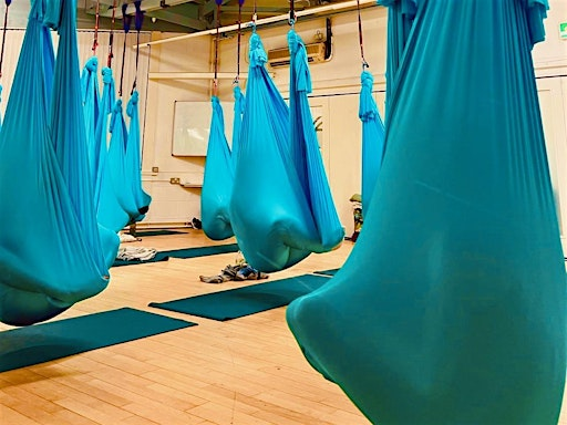 Aerial Yoga Deep Stretch Workshop 2-3.30pm, 12th April, Otley | The Otley Studio