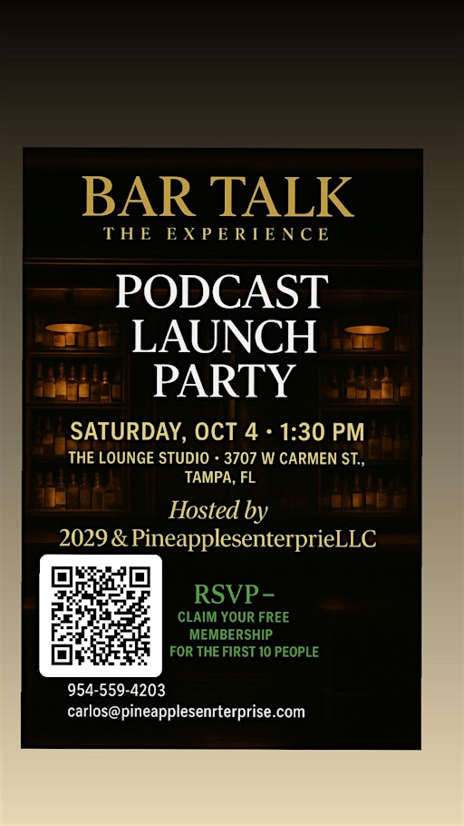 Streaming and Podcasting launch party by 2029 | 3707 W Carmen St