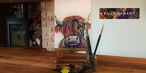‘Highland cow’ painting @ the farm with animal encounter @Mcneils Mill | Wrancarr Mill