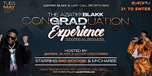 Aziatikk Blakk ConGRADuation Experience Starring Big Boogie & MyCharee | 6831 Ridgewood Rd