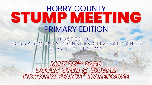 Horry County Stump for Votes | Historic Peanut Warehouse